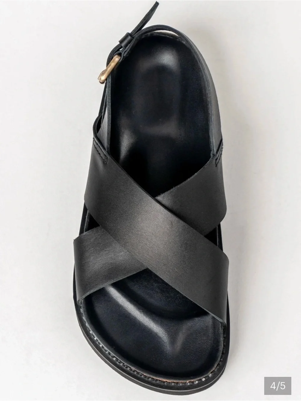 Liberté Leather Capri Sandal- wider fit in the back
